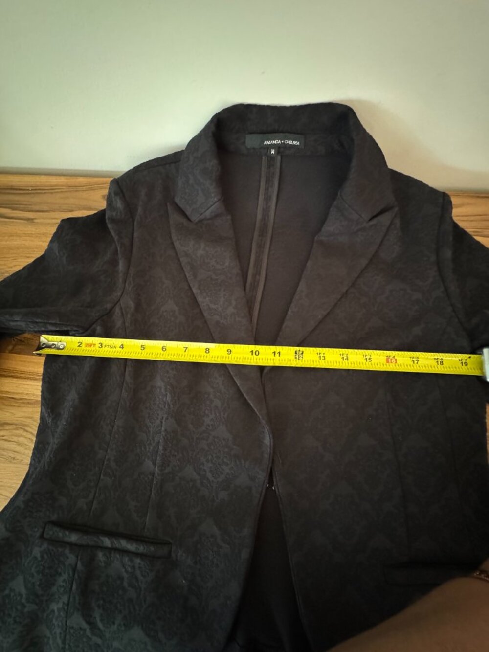 Amanda & Chelsea Damask Blazer Size 14 - Picture 15 of 15